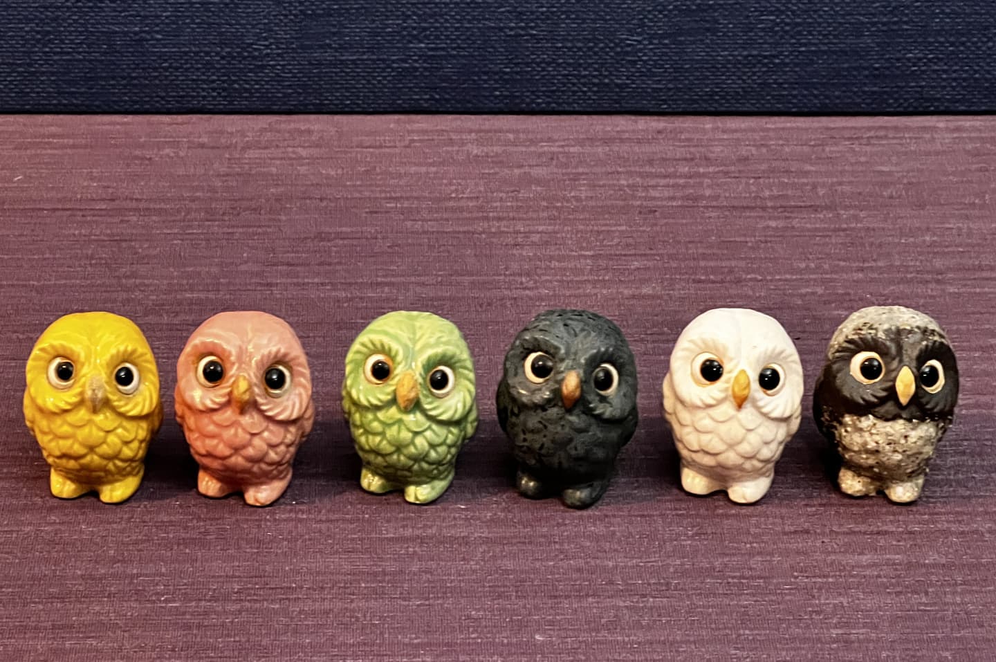 ミニフクロウの置物
