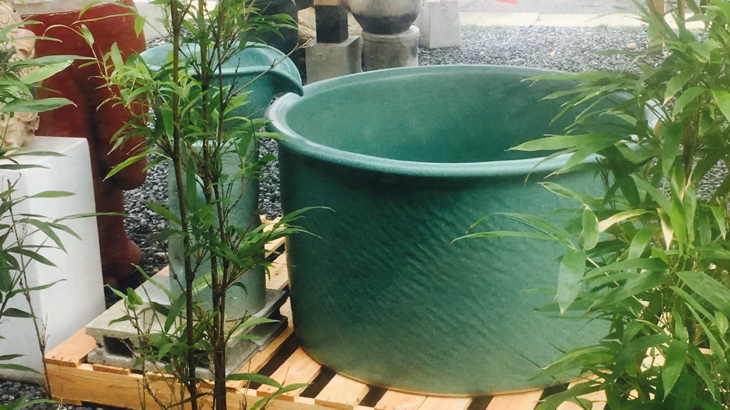 信楽焼陶器浴槽